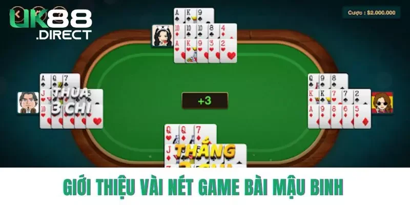 Giới thiệu vài nét game bài Mậu Binh