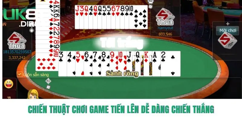 Chiến thuật chơi game tiến lên dễ dàng chiến thắng