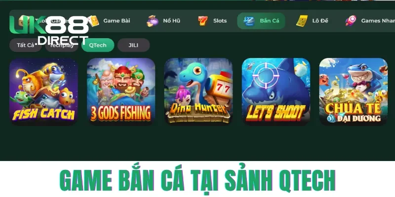 Tìm hiểu 5 tựa game bắn cá được yêu thích nhất tại Qtech