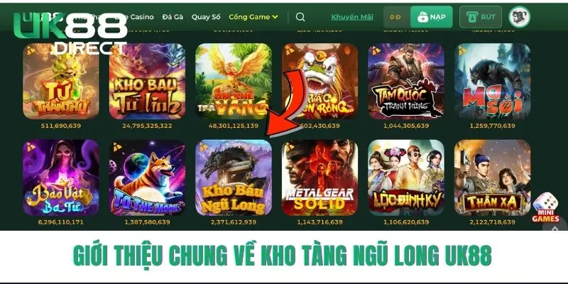 Kho Tàng Ngũ Long được lấy cảm hứng từ truyền thuyết phương Đông