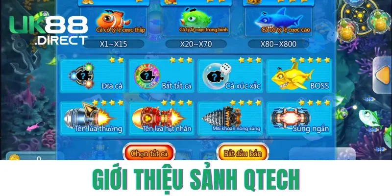 Sảnh bắn cá Qtech