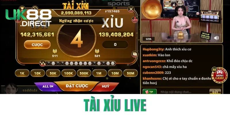 Tài Xỉu live