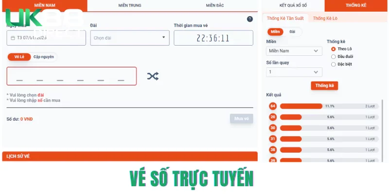 Vé số trực tuyến